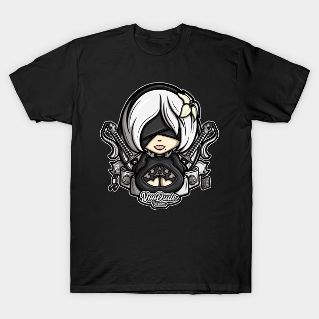 2B Pin Up T-Shirt by VooDudeDesigns